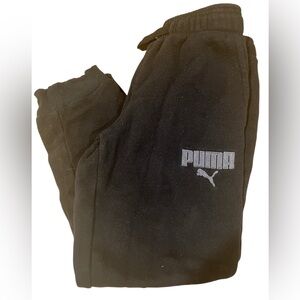 💚#2510 EUC Boys Puma Black Sweatpants